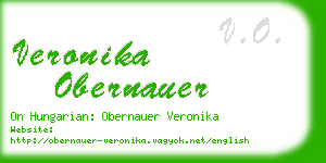 veronika obernauer business card